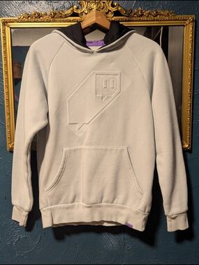 📤 LAST CALL Embossed Logo Twitch Glitch Twitchcon Hoodie - Official Hype Merch